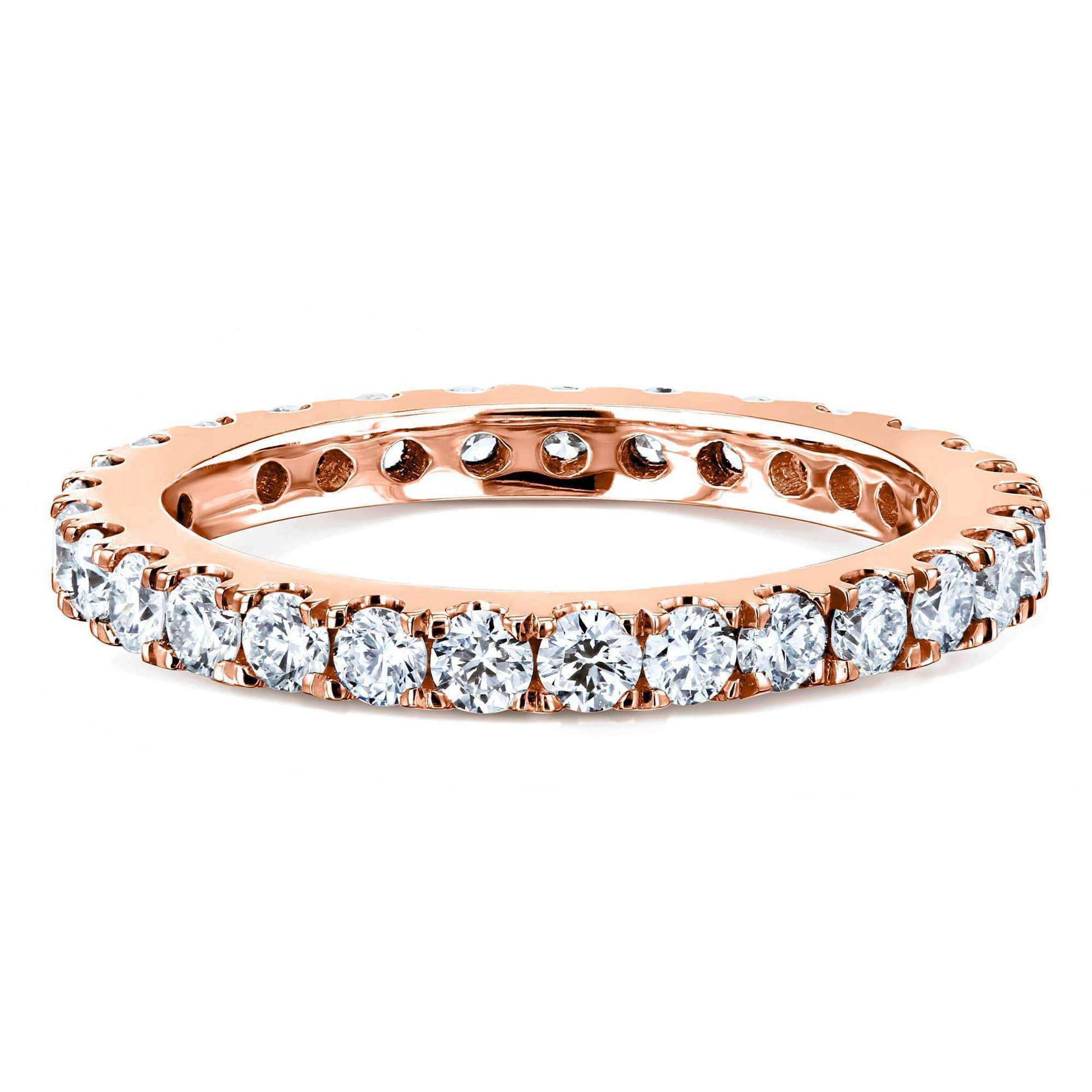 Kobelli 1ct Lab Grown Diamond Eternity Gold Band