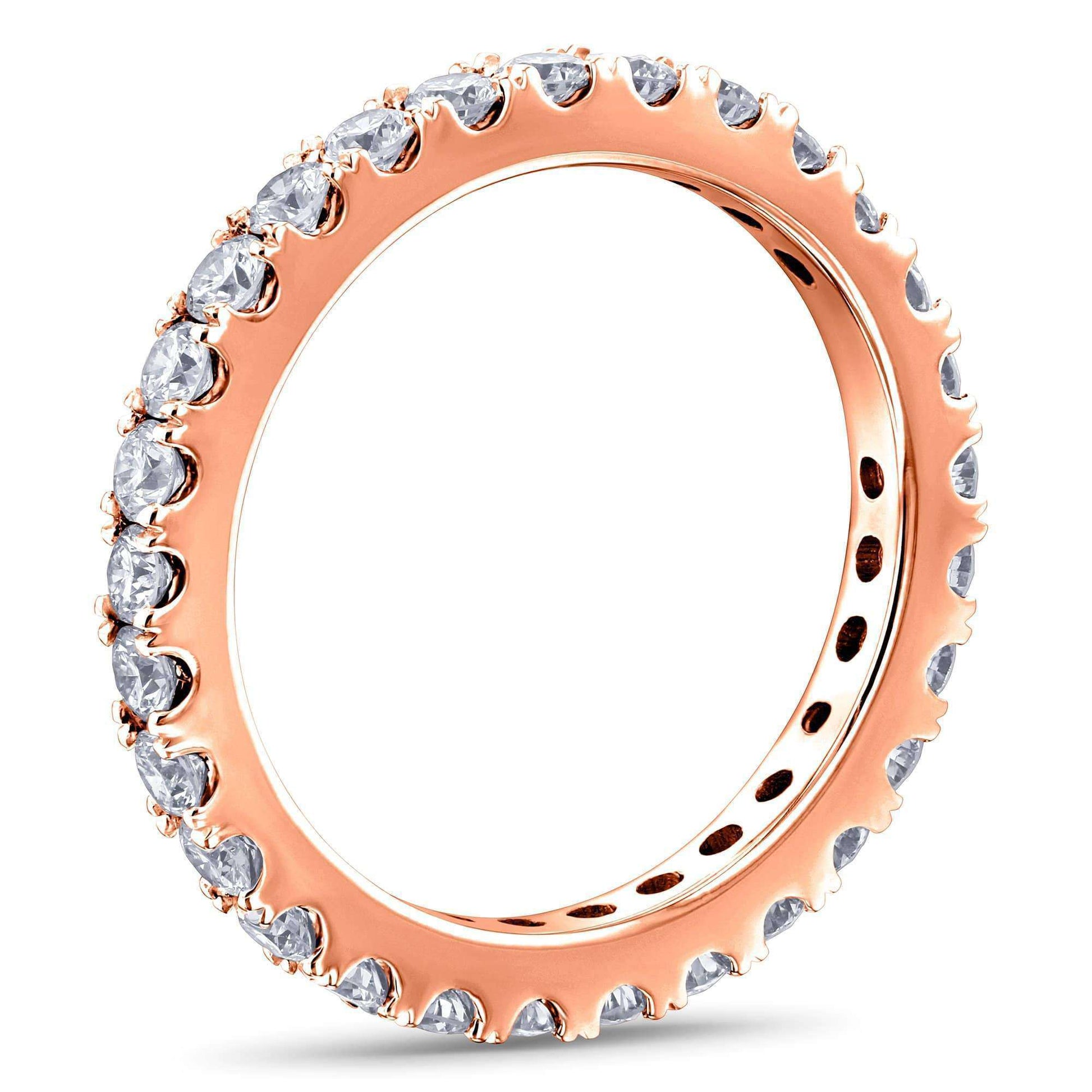 Kobelli 1ct Lab Grown Diamond Eternity Gold Band