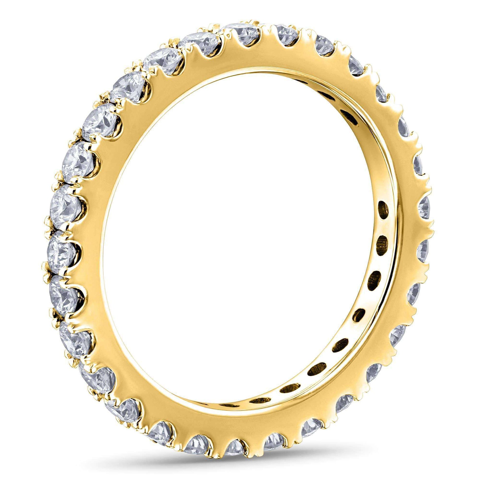 Kobelli 1ct Lab Grown Diamond Eternity Gold Band