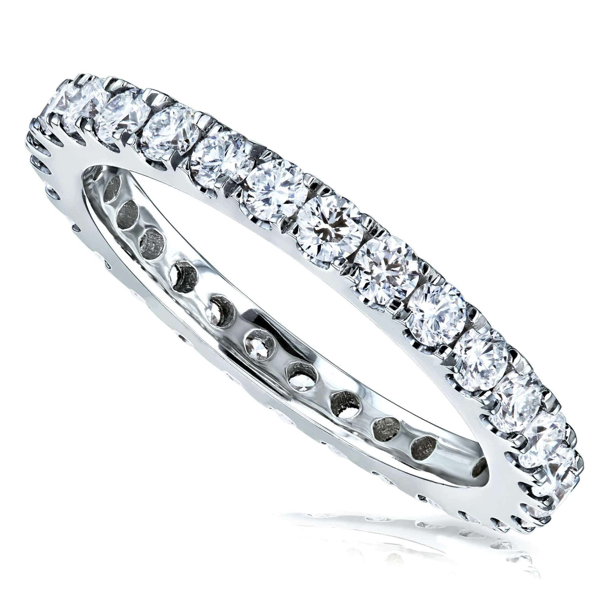Kobelli 1ct Lab Grown Diamond Eternity Gold Band LG9208/4.5W