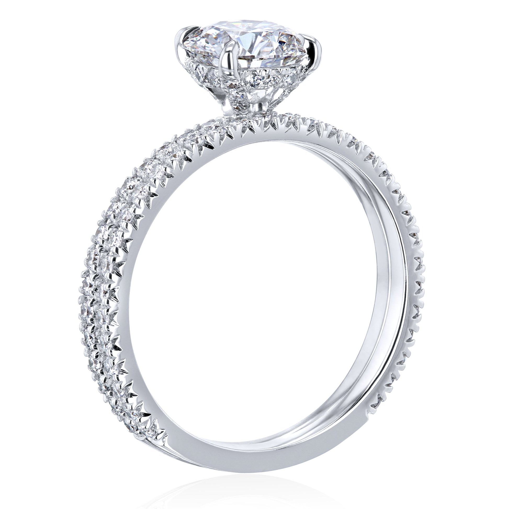 Kobelli Diamond Wrap Basket Bridal Set