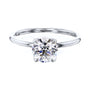 Kobelli 1ct Round Floating Tulip Engagement Solitaire Ring (Certified)