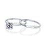 Kobelli 1ct Round Floating Tulip Solitaire Bridal Set (Certified)