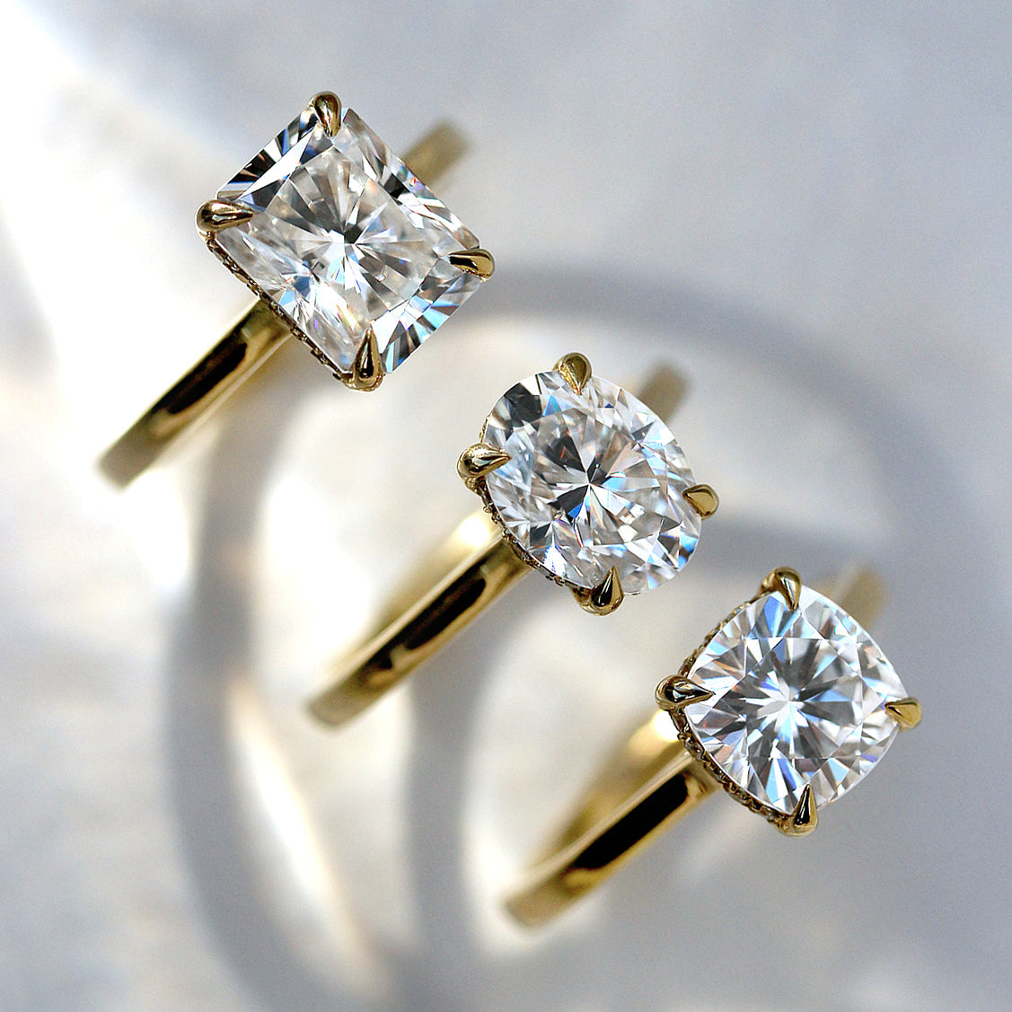 2.2 Carat Moissanite Odell Ring