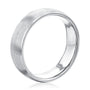 Kobelli Domed Satin matte Gold Ring