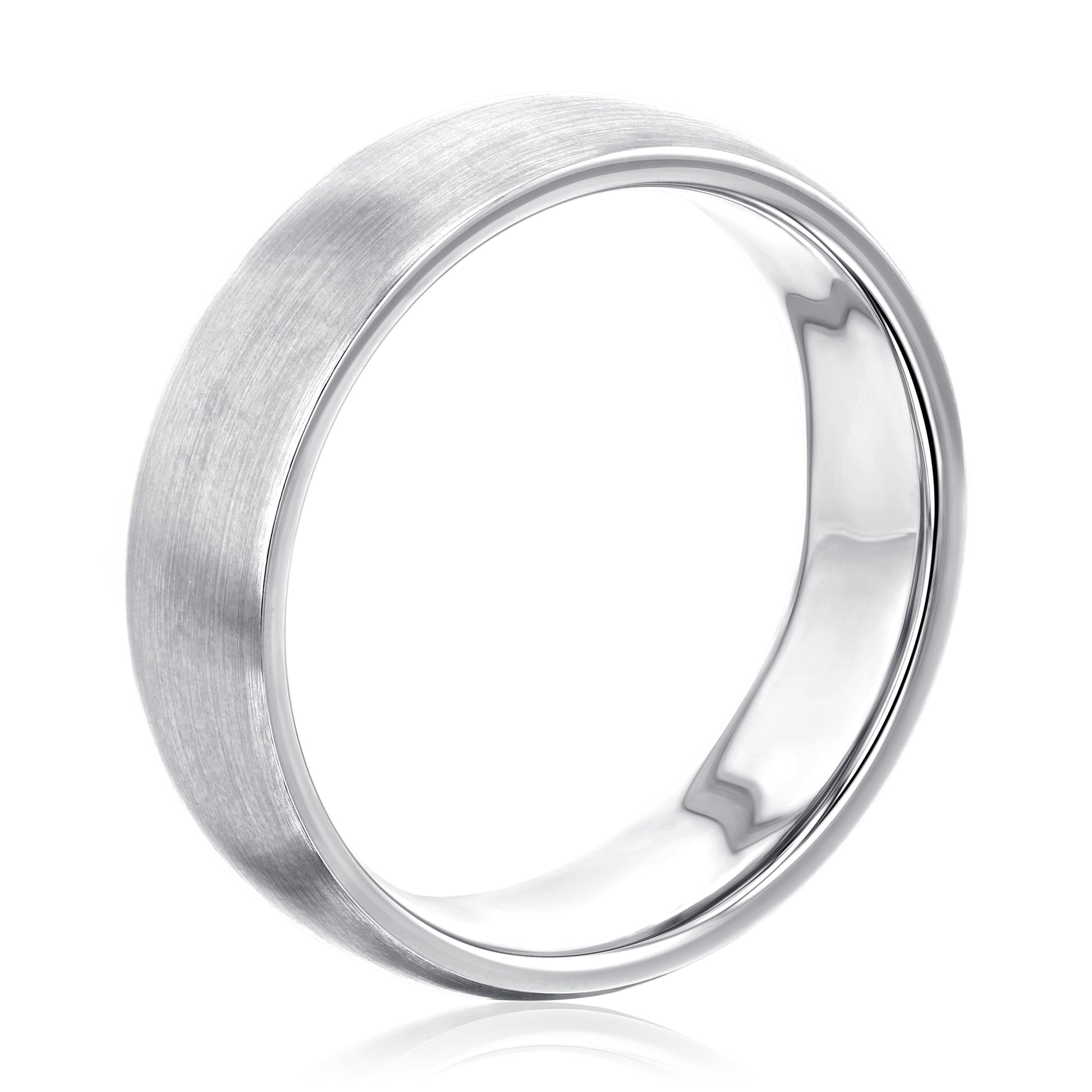 Kobelli Domed Satin matte Gold Ring