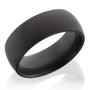 Kobelli Elysium Solid Diamond Domed Black Band Matte 8mm
