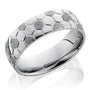 Kobelli Soccer Pattern Cobalt Chrome Domed 7mm Band