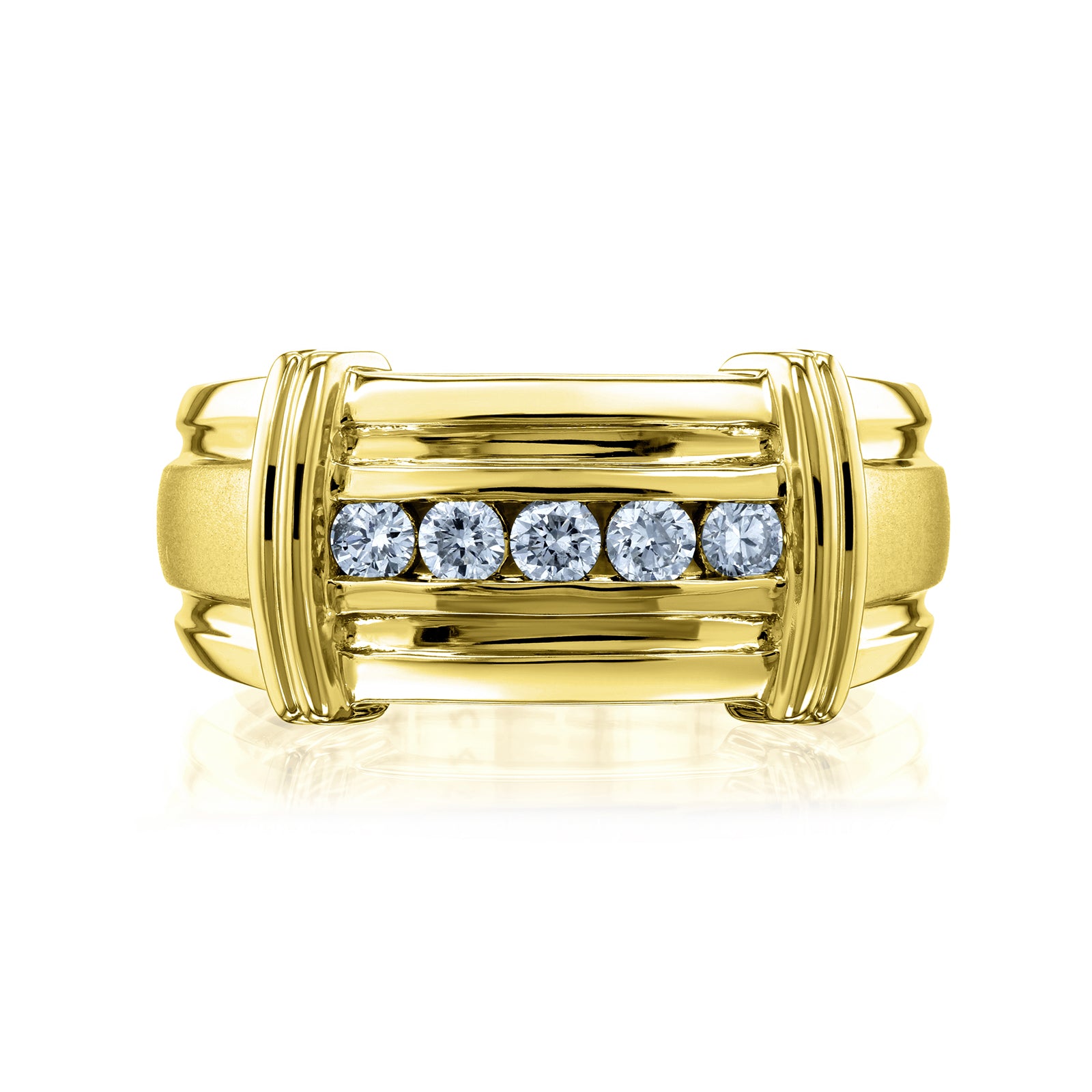 Non-Binary Diamond Wedding Ring