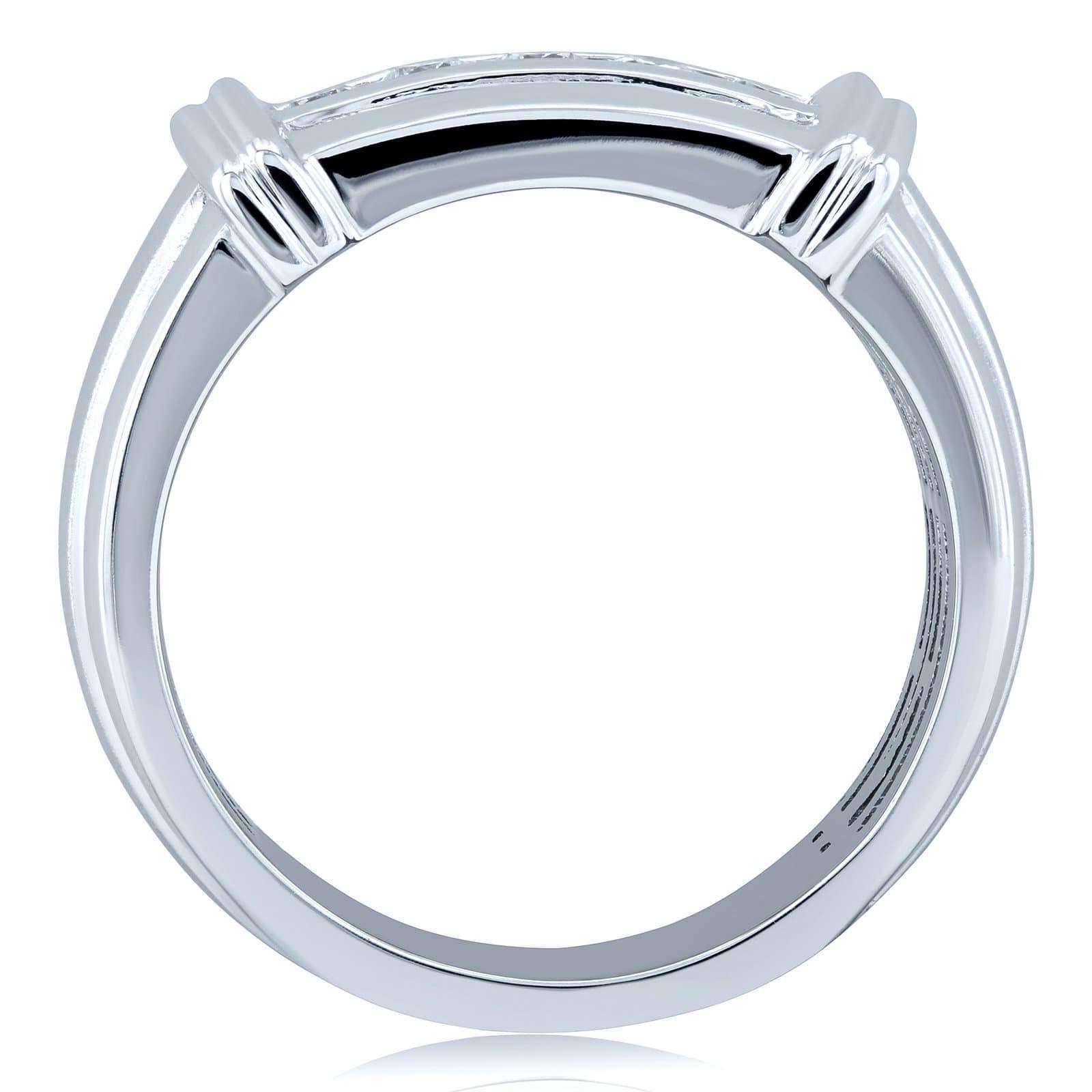 0.2 Carat Natural Diamond Wide Channel Cameron Ring