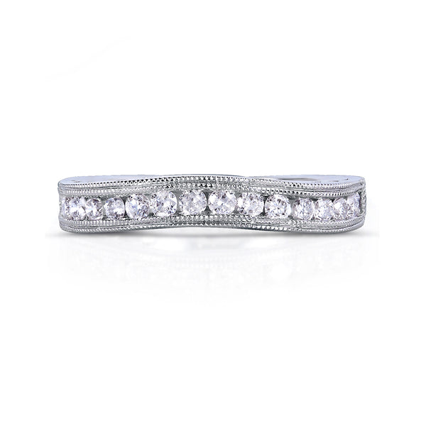 Curved Channel Diamond Band - 61932 Series