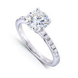 1-4/5ct.tw Classic Diamond 4-Prong (Certified)