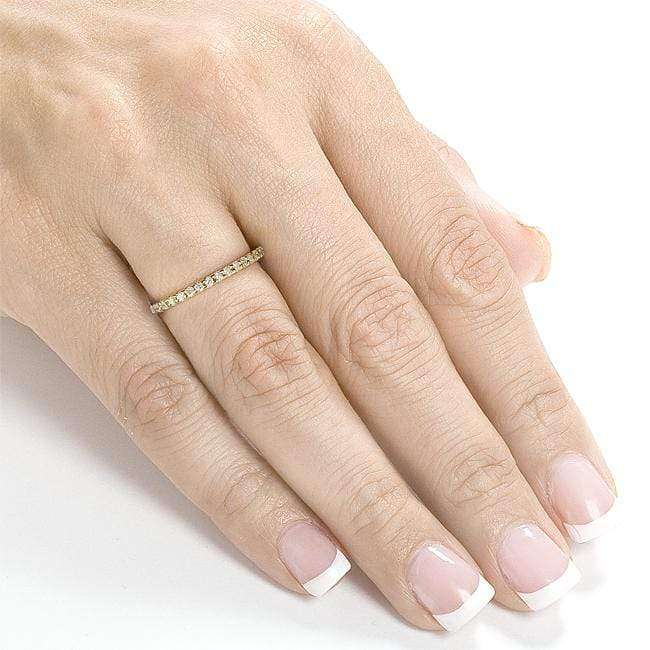 Kobelli Round Diamond Eternity Band 1/2 carat (ctw) in 14K Yellow Gold