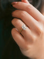 sample of ring on a hand