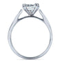 Kobelli Cushion-cut Moissanite Solitaire Engagement Ring 1 1/10 Carat 14k White Gold