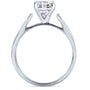 Kobelli Emerald Cut Moissanite Solitaire Engagement Ring 1 Carat 14k White Gold (HI/VS)
