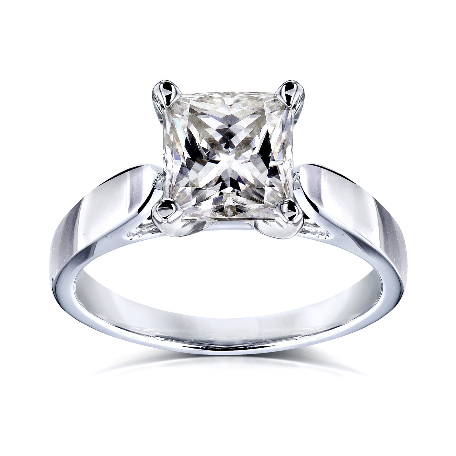 1.5 Carat Moissanite Solitaire Princess Vanessa Ring