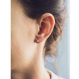 Petite kobelli moissanite øreringe
