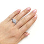 Kobelli Moissanite Halo Basket Cathedral Bridal Set