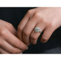 Kobelli 2ct Cushion Moissanite Halo Bridal Set