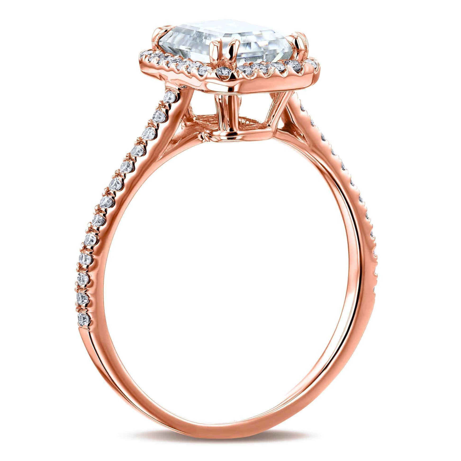 Kobelli 1.8ct Radiant Moissanite Ring