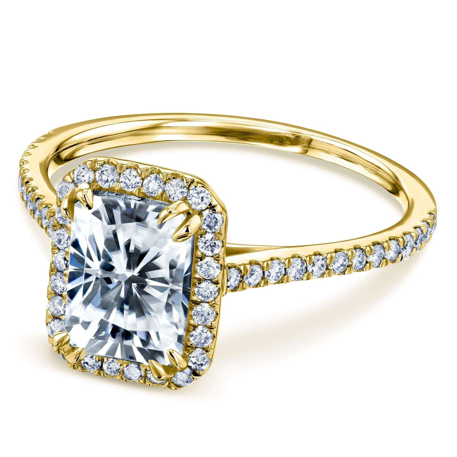 Kobelli 1.8ct Radiant Moissanite Ring MZ61769RA-ELG/4Y