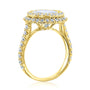 Kobelli Statement Engagement Rings Genuine Diamonds and Moissanite