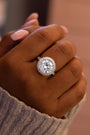 Kobelli Statement Engagement Rings Genuine Diamonds and Moissanite