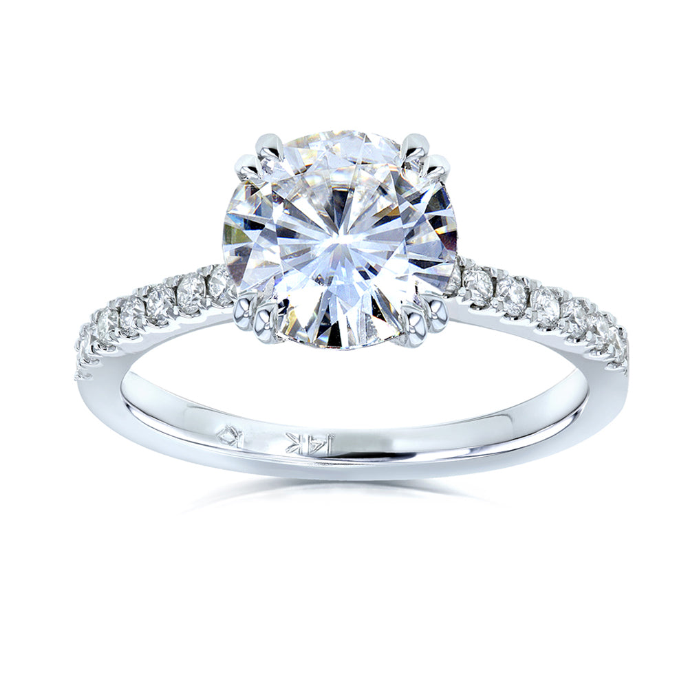 1.7 Carat Moissanite Tiffany Ring