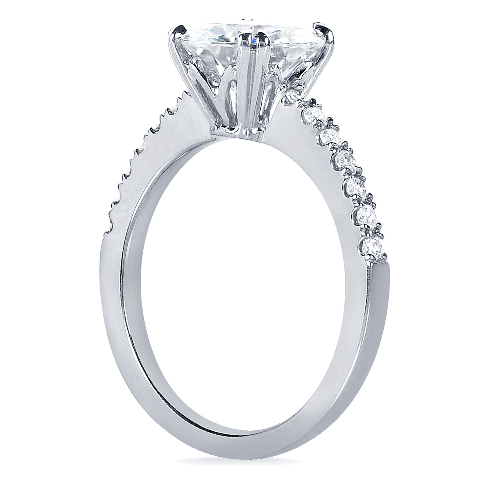 Extra Secure Double Prongs and Tulip Crown Head