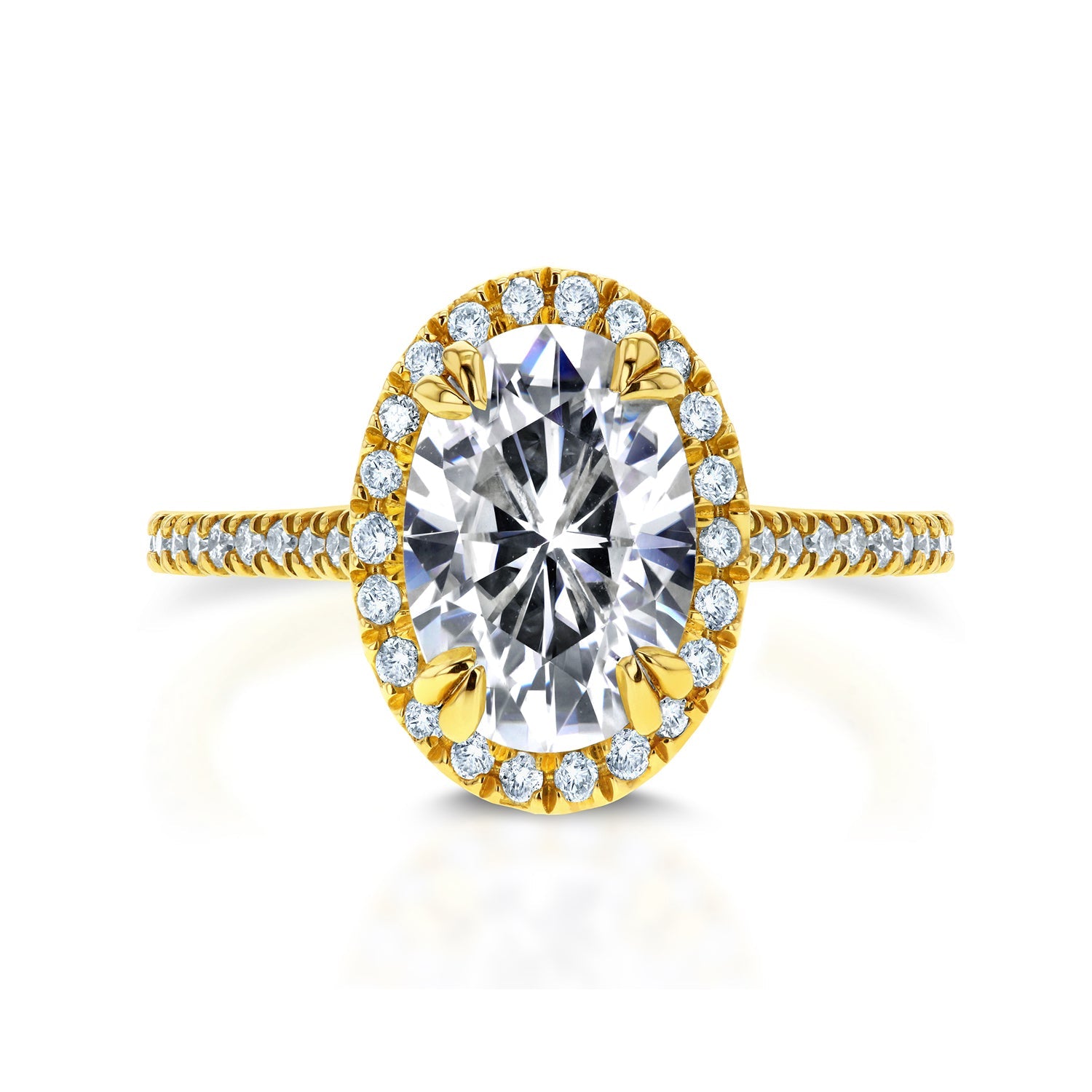 1.8 Carat Moissanite Oval Original Ring