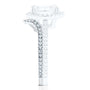 Kobelli Diamond Notched Basket Curve Wedding Band 1/4 CTW 14k White Gold
