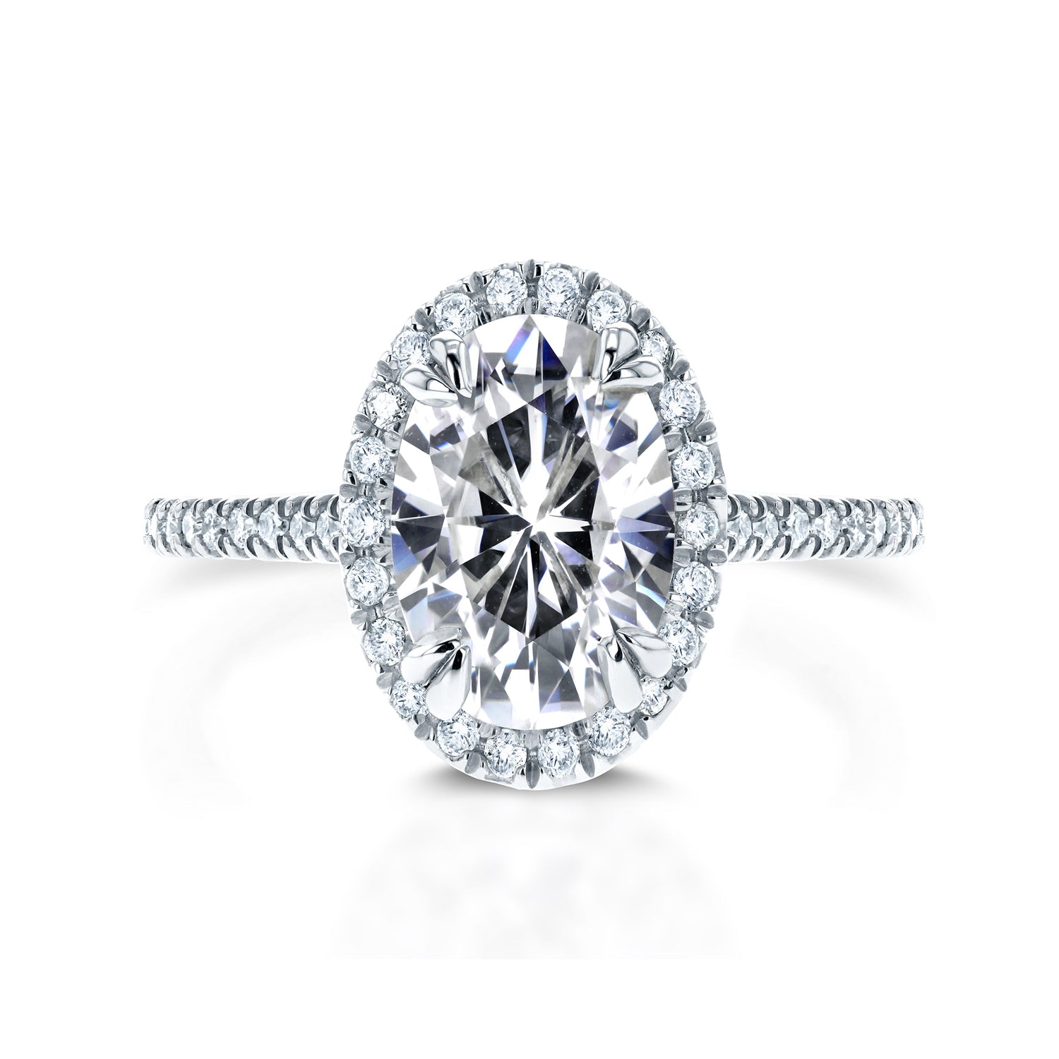 1.8 Carat Moissanite Oval Original Ring