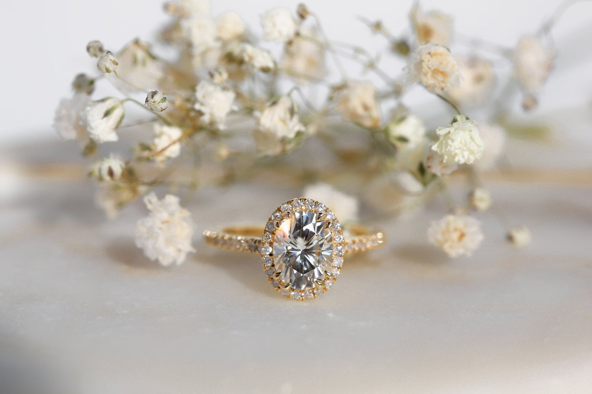 1.8 Carat Moissanite Oval Original Ring