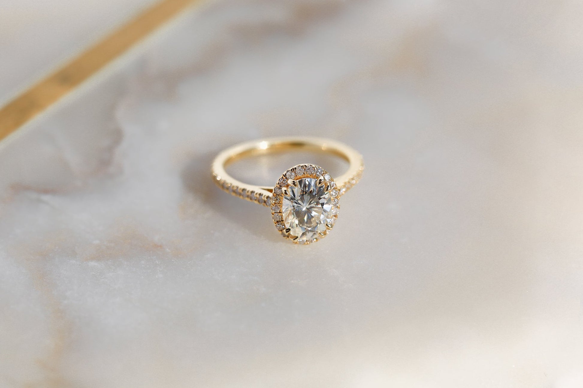 1.8 Carat Moissanite Oval Original Ring