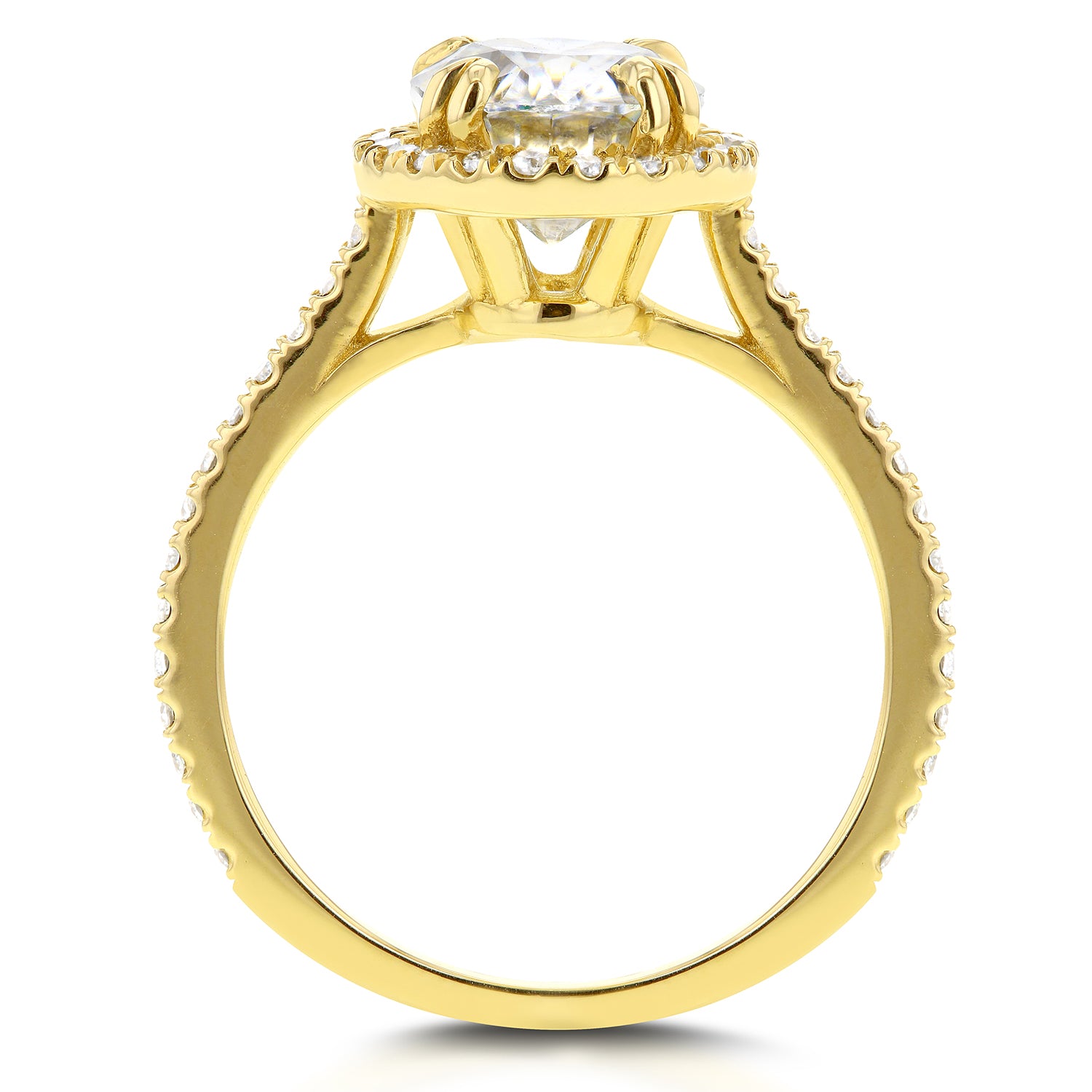 2.3 Carat Moissanite Oval Original Ring