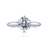 1-1/2ct Oval 6-Prong Solitaire