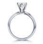 Kobelli Oval Moissanite 6-prong Solitaire Engagement Ring 7/8 Carat in 14k White Gold
