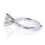 Kobelli Oval Moissanite 6-prong Solitaire Engagement Ring 7/8 Carat in 14k White Gold
