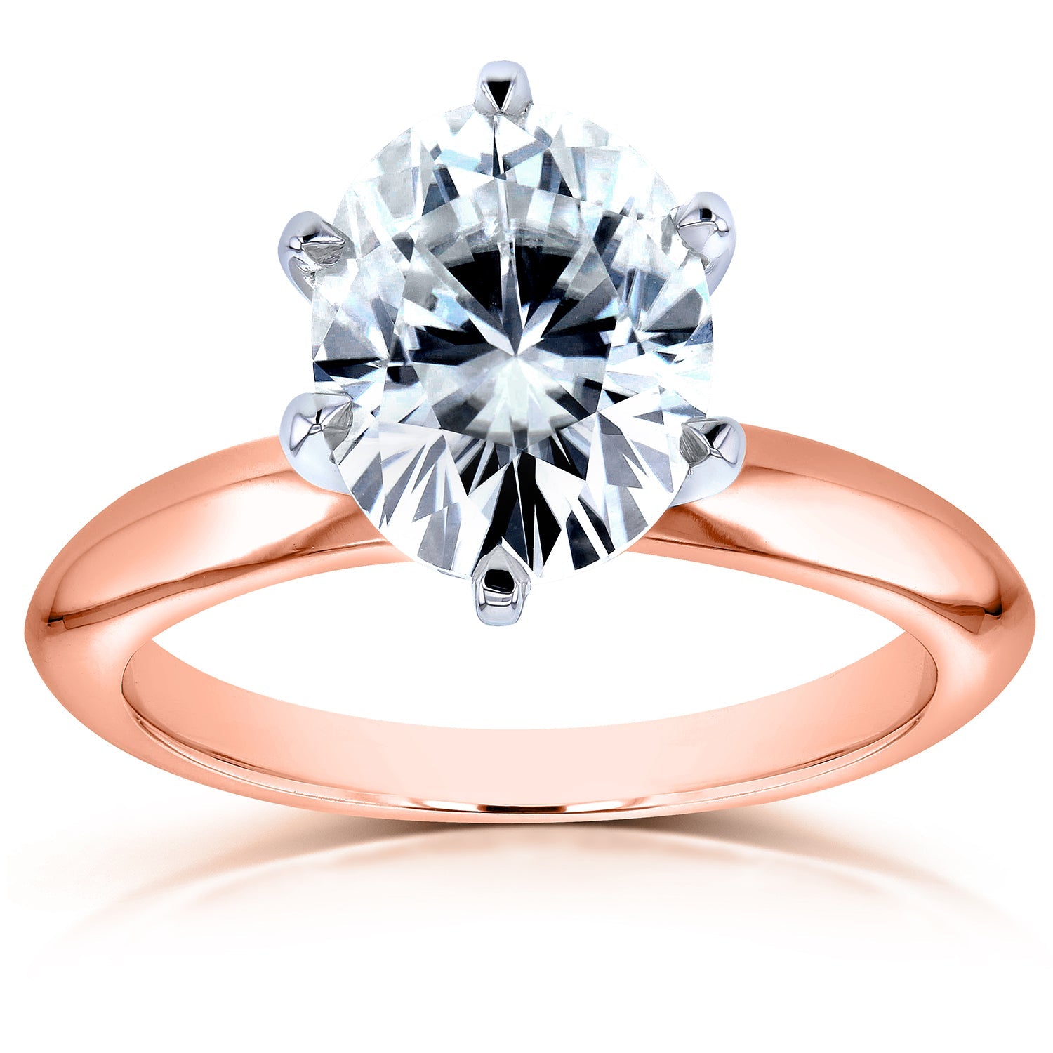 2.1 Carat Moissanite Solitaire Joan Ring