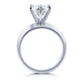 Kobelli Oval Moissanite 6-prong Solitaire Bridal Rings Set 2 1/10 Carat in 14k White Gold