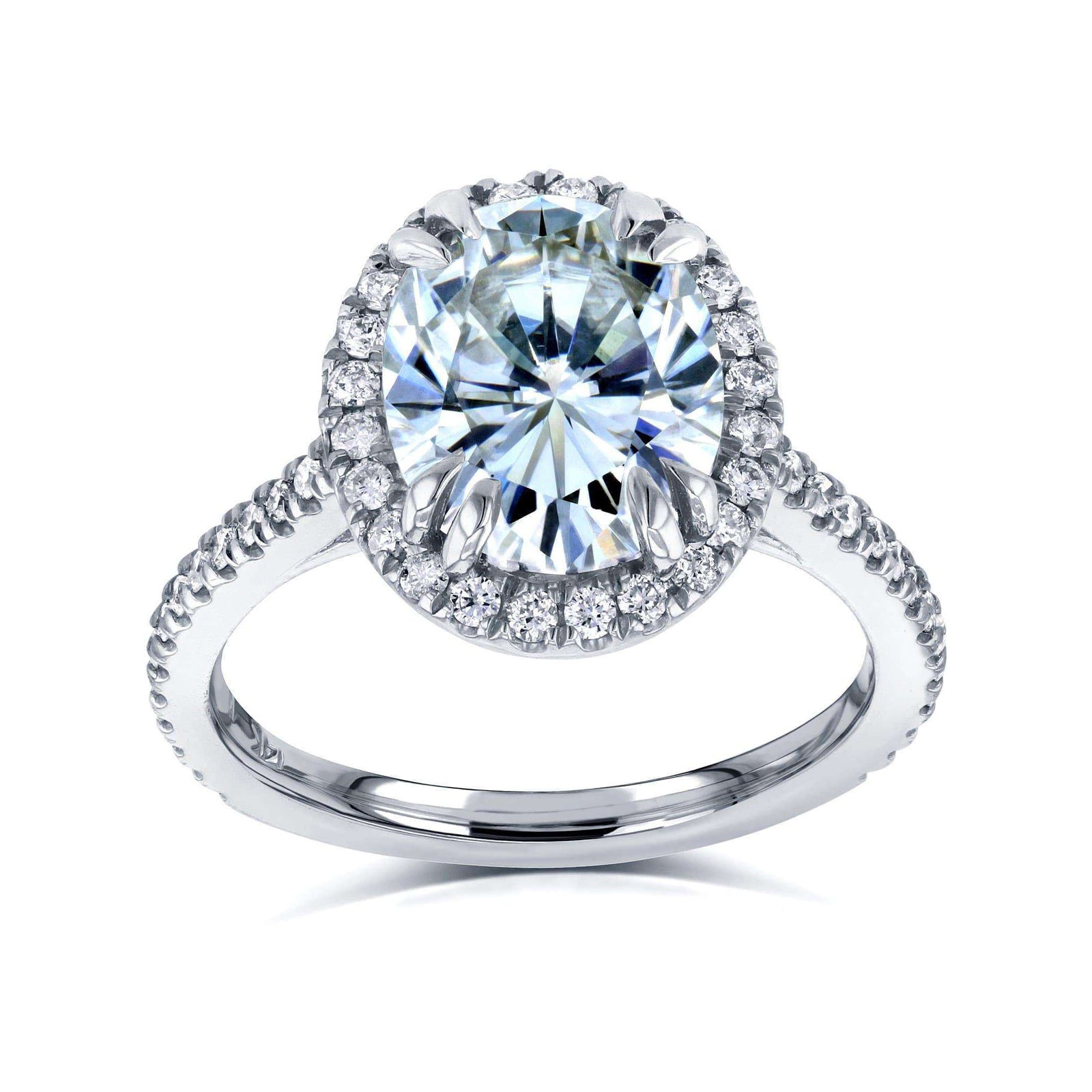 3.3 Carat Moissanite Oval Ring