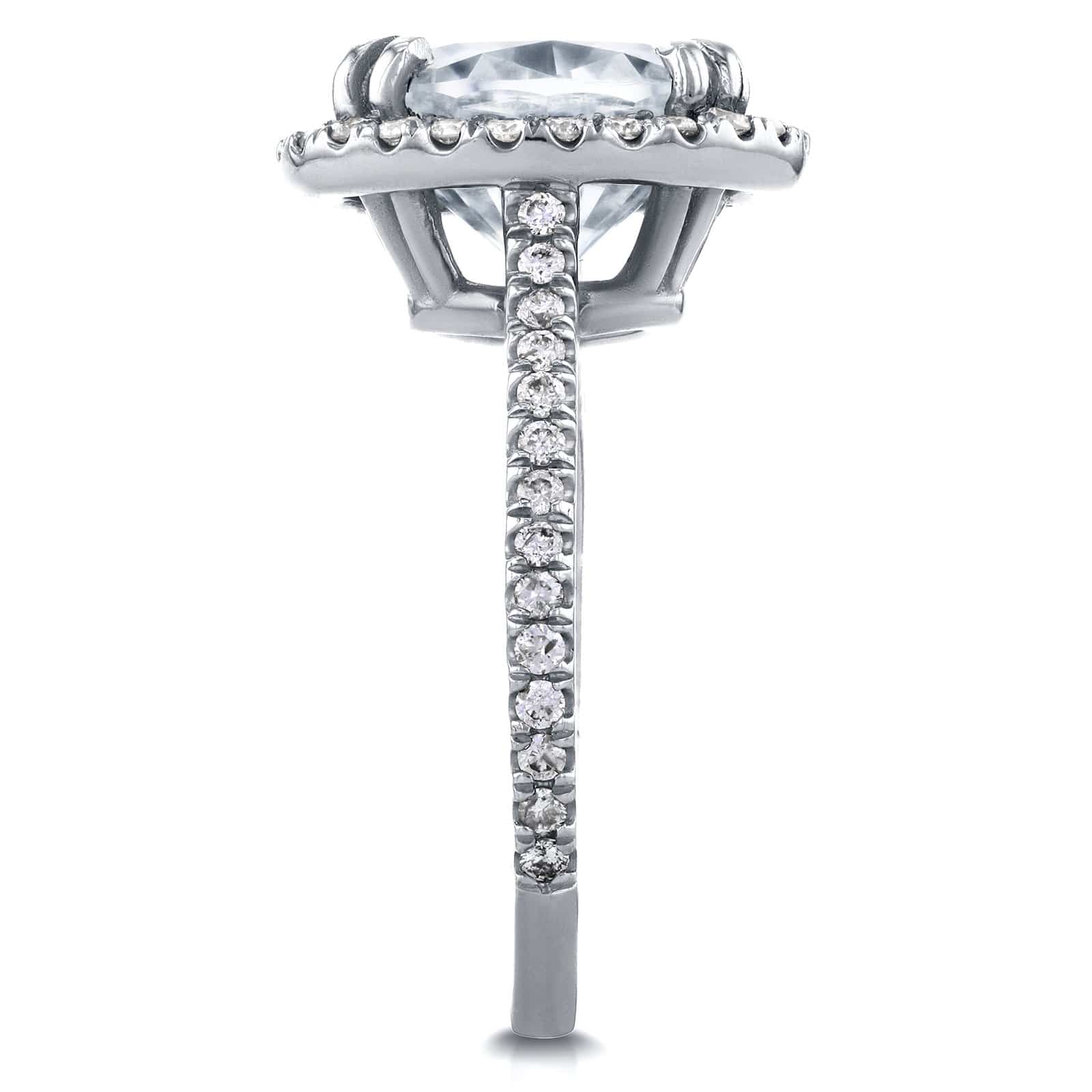 3.3 Carat Moissanite Oval Ring