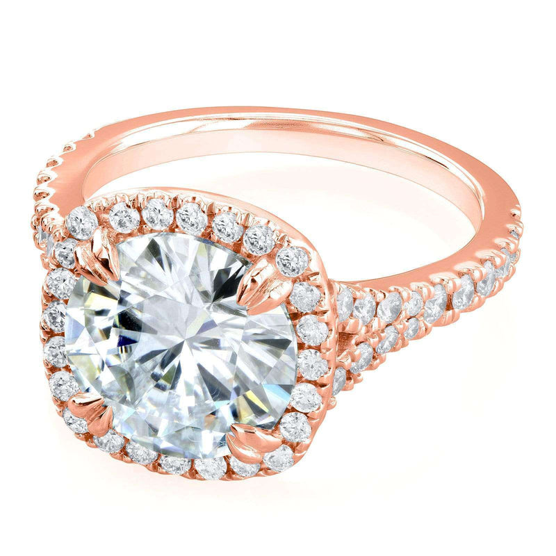 Kobelli Large Halo Diamond Engagement Ring