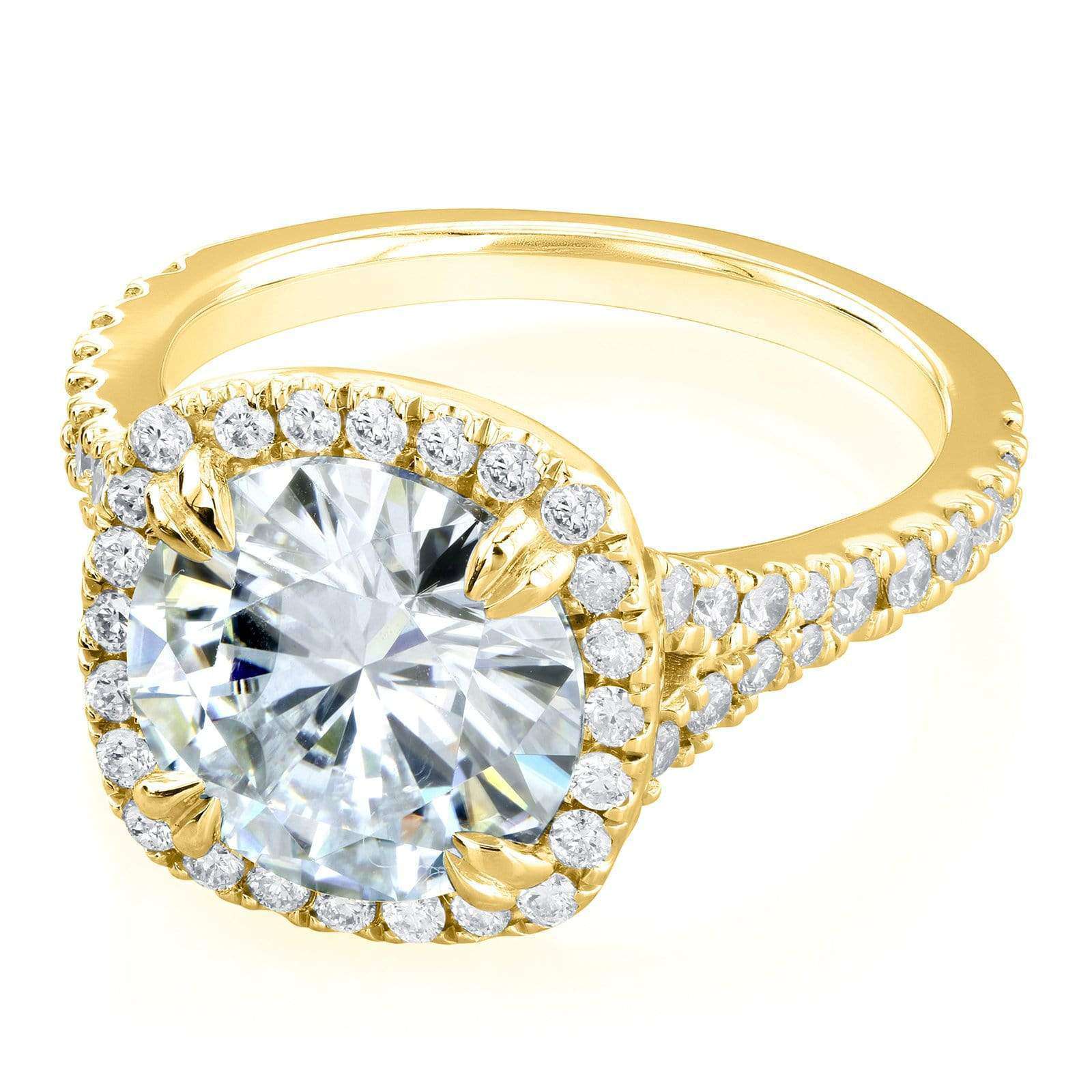 Kobelli Large Halo Diamond Engagement Ring