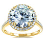 Ultra Grand Halo Moissanite Starstruck Diamond Engagement Rings