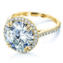 Ultra Grand Halo Moissanite Starstruck Diamond Engagement Rings