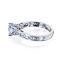 Modest Diamond Cluster Engagement Ring