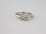 Modest Diamond Cluster Engagement Ring