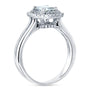 Kobelli Double Halo Emerald Cut Engagement Ring
